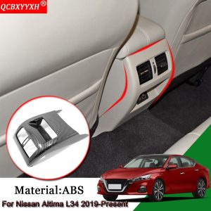 Car Styling Car Armrest Box Kick-proof Sequins Rear Air Outlet Sticker Automobile Accessories For Nissan Altima L34 2019-Present