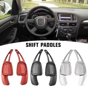 1 Pair Of Car Steering Wheel Shift Paddles Aluminum Shift Paddles Extension For Audi A3 A4L A5 S3 S4 Q2 Q5 Q7 TT TTS Accessories