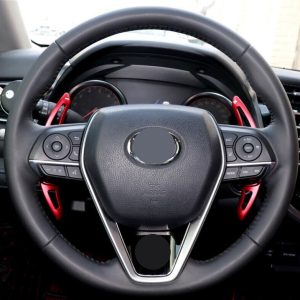 High Quality Car Aluminum Alloy Steering Wheel Shift Paddle Shifter For Toyota Camry 2018 Accessories