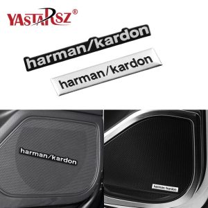 1X car-styling car audio decorate fit harman kardon For Audi A4 C5 B8 B7 C6 Q5 Q7 A3 B6 A6 C6 8P A7 Auto Accessories Car Styling