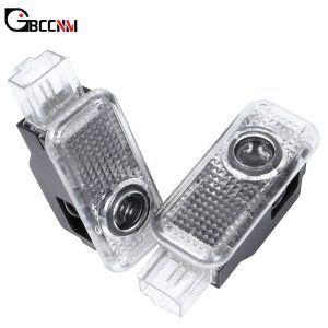 2x LED Car Logo Door Welcome Projector Light For Audi A1 A3 8P A4 B5 B6 B7 B8 A5 A6 C5 C6 C7 A7 A8 Q3 Q5 Q7 TT V8 8V R8 8L 80 90