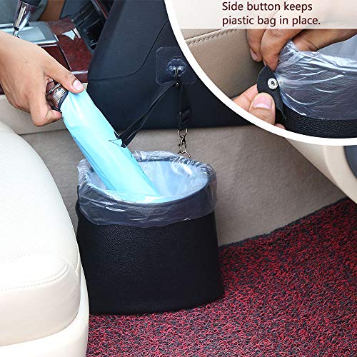Hanging Car Garbage Can PU Leather Best Price Car Parts Online ...