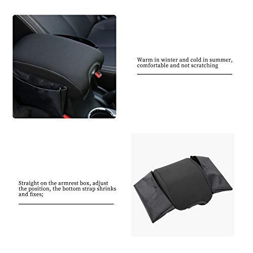 Armrest Pad Cover with Storage Bag for Jeep Wrangler JK & Unlimited ...