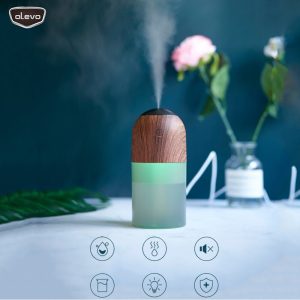 Mini 300ml USB Car Air Purifier Car Humidifier with Colorful Lights Car Aromatherapy Diffuser Air Freshener Home Room Diffuser