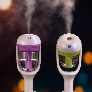 Car Air Humidifier Aroma Diffuser Mini Air Purifier Aromatherapy Essential Oil Diffuser Portable Mist Maker Fogger