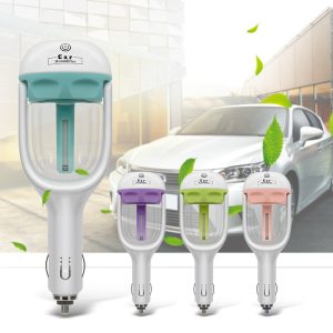 12V Car Steam Air Humidifier Aroma Diffuser Mini Air Purifier Aromatherapy Essential Oil Diffuser Mist Maker Fogger