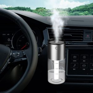 Auto Perfume Clip Purifier Aroma Aromatherapy Diffuser Car Air Humidifier Air Freshener 2USB Fast Charge Cigarette Lighter