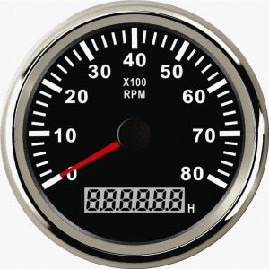 New Engine Tachometers 0-8000RPM 9-32v Voltage Rev Counters