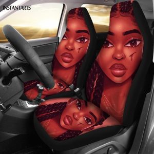 Car Seat Cover Set for Women Full Print