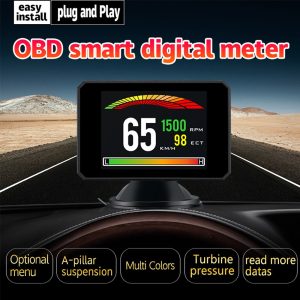 Auto Head-up Display P16 HUD Display Speed Meter Diagnostic Tools