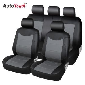 Full Set Auto Seat Covers with Organizer Storage Bags