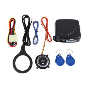 Smart RFID Car Alarm System Push Engine Start Stop Button