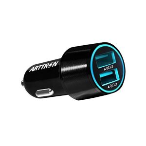Car Charger, Quick Charge 3.0 34W Dual USB Car Charger