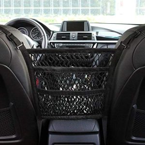 AMEIQ 3-Layer Car Mesh Organizer, Seat Back Net Bag