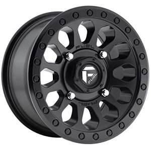 -12 mm Offset Fuel Vector black Wheel with Painted Finish