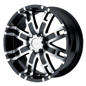 Gloss Black Machined Wheel 17x8"