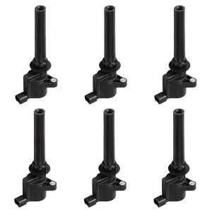 Ignition Coil 6-Pack Compatible with 2001-2008 Ford Escape