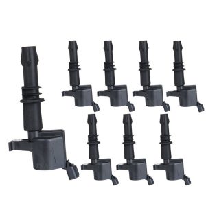 ENA Pack of 8 Straight Boot Ignition Coils
