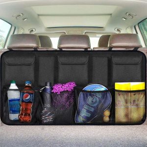 EldHus Rear Car Organizer Storage Trunk Back Seat Organizer