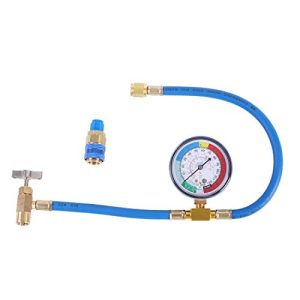 JIFETOR AC Charge Hose with Gauge