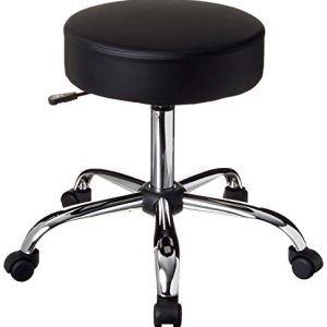 Boss Office Products Be Well Medical Spa Stool in Black