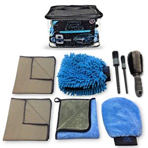 Dual Wash Mitt Premium Microfiber Car Wash Ki