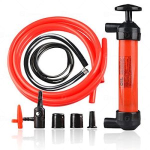 Zone Tech Siphon Fuel Liquid Transfer Pump- Hand Gasoline