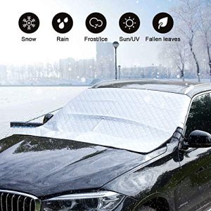 ChuLian Car Windshield Snow Cover with 4 Layers Protector