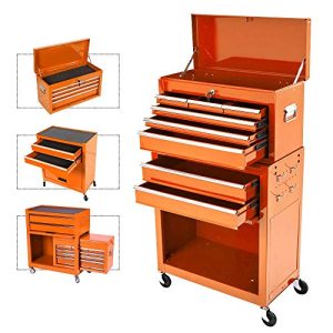 Removable Portable Top Box with Lock Tool Chest