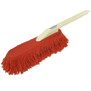Red Car Duster Standard Car Duster with Plastic Handle
