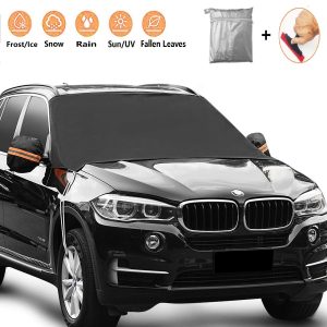 Windshield Snow Cover with Bonus Car Ice Scraper