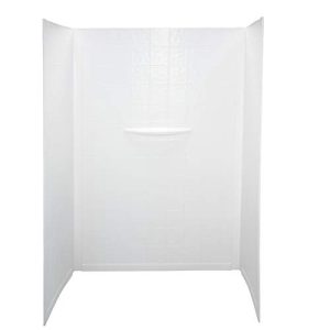 RV Bath Tub Surround Wall White