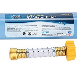 RV/Marine Water Filter with Flexible Hose Protector