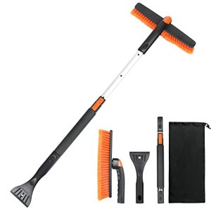 Brush Head Car Ice Scraper and Snow Brush