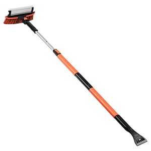 Retractable Car Snow Brush with Ice Scraper and Scraper