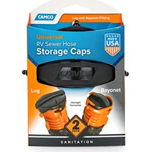 Camco RV Sewer Hose Storage Cap Set