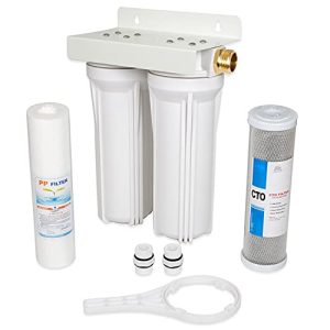 RV Dual Water Filter System with Bracket Purifier