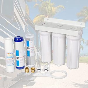 RV Water Filter Store System Install with Bracket