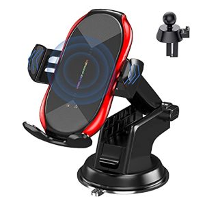 15W Qi Fast Charging Auto-Clamping Car Phone Holder