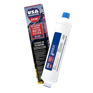RV Inline Water Filter Filters Bacteria, Viruses On Contact