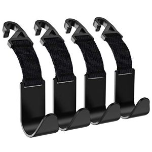 4 Pack Universal Car Storage Headrest Hanger Holder Hooks