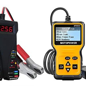 OBD2 Code Reader Scanner 12V Battery Tester