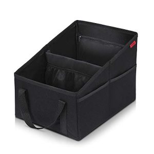 Collapsible Passenger Seat Organizer for Console Front or Back