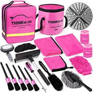 Pink Car Wash Kit Car Cleaning Kit Interior Detailing Kit