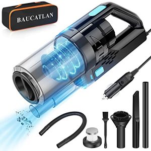 Portable Car Vacuum Cleaner Kit with Three-Layer HEPA Filter