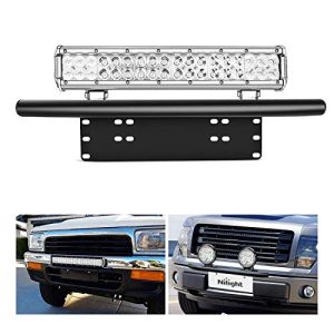 Front License Plate Led Light Bar Mounting Bracket