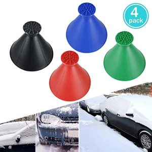 Magic Cone-Shaped Round Windshield Ice Scraper