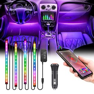 QZYL Interior Car Lights with App Control