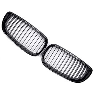BMW 3-Series E92 E93 Black Front Hood Kidney Grille