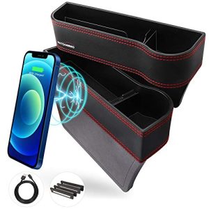 AUTOOMMO 2 Pack Car Seat Gap Organizer